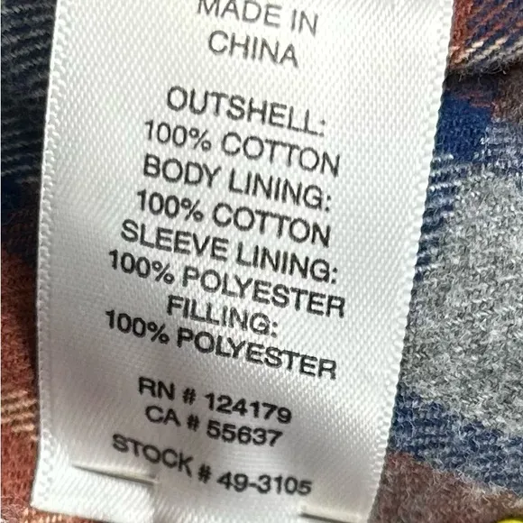 Johnston &amp; Murphy Men’s Waxy Finish Cotton, Flannel Lined Field Jacket sz M