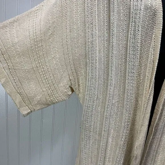 JOIE Linen Blend Short Sleeve Cardigan