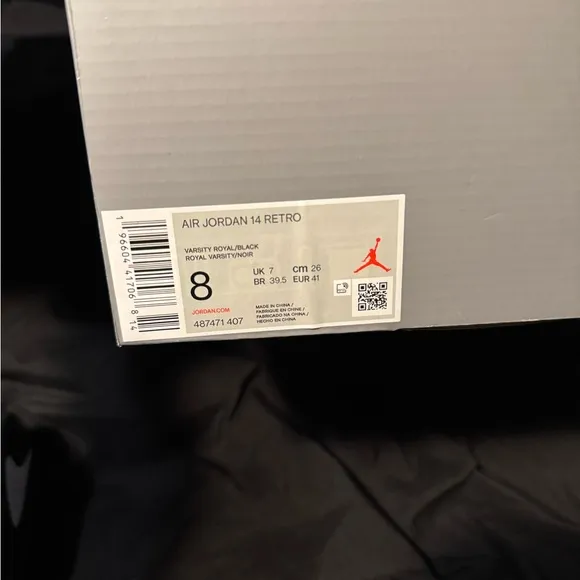 Jordan Athletic Shoes - Blue and Black