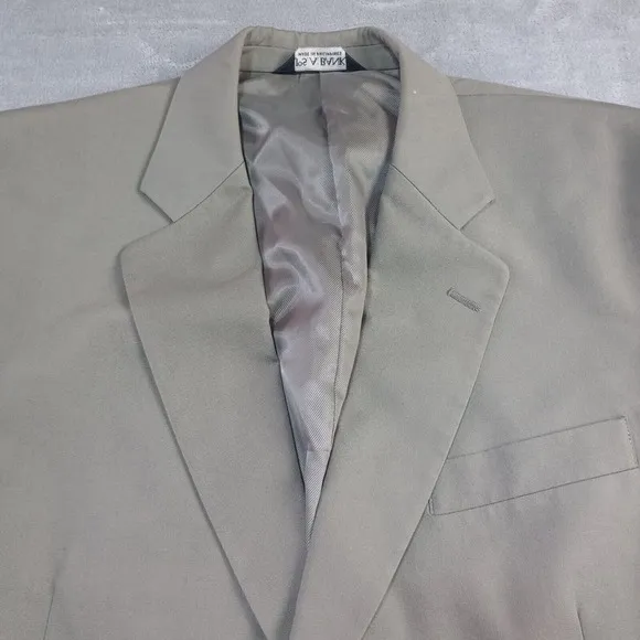 Jos. A. Bank Signature 2-Piece Suit Men's 42L Long‎ 36 x 30 Tan Wool Blend