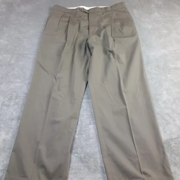 Jos. A. Bank Signature 2-Piece Suit Men's 42L Long‎ 36 x 30 Tan Wool Blend