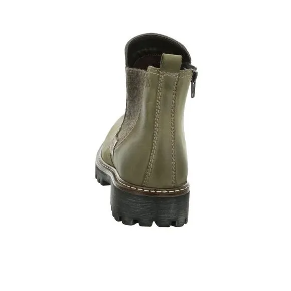 Josef Seibel  Marta 03 Chelsea Boot Olive Green boots size  5.5 (36)