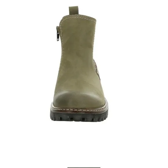 Josef Seibel  Marta 03 Chelsea Boot Olive Green boots size  5.5 (36)