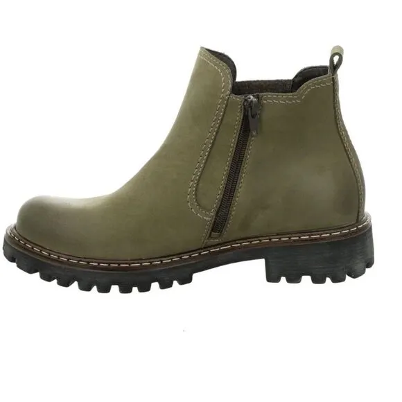 Josef Seibel  Marta 03 Chelsea Boot Olive Green boots size  5.5 (36)