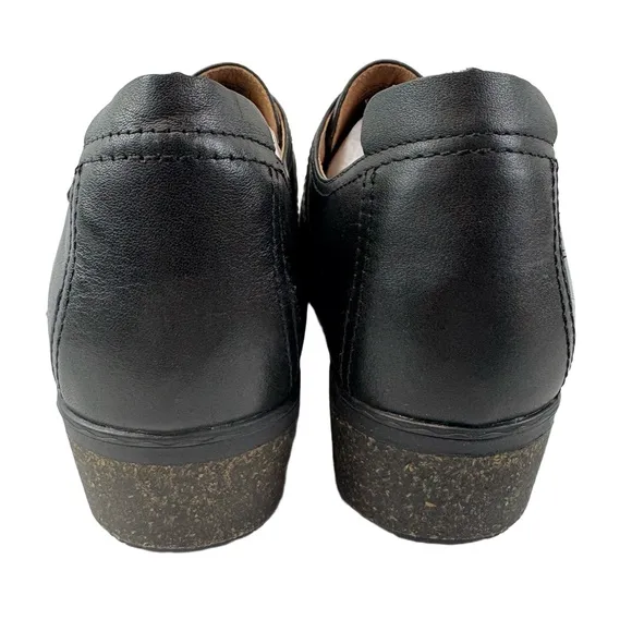 JOSEF SEIBEL Womens 42 11 Darla 08 Black Leather Monk Strap Loafer Comfort Shoes
