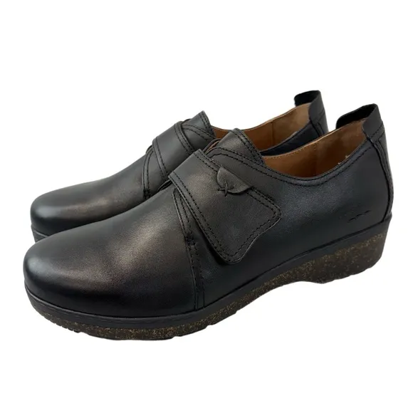 JOSEF SEIBEL Womens 42 11 Darla 08 Black Leather Monk Strap Loafer Comfort Shoes