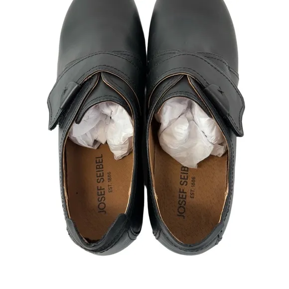 JOSEF SEIBEL Womens 42 11 Darla 08 Black Leather Monk Strap Loafer Comfort Shoes