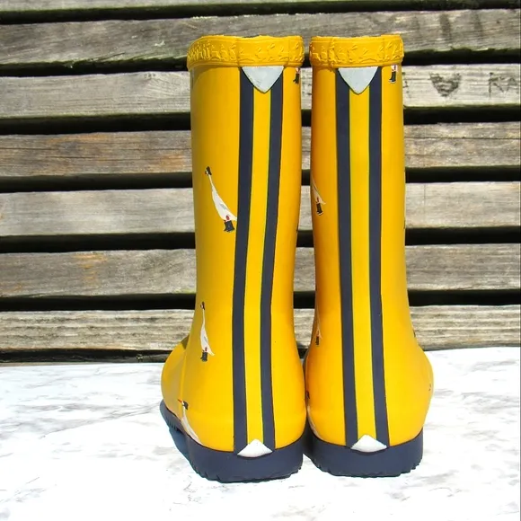 Joules JNR Roll Up Wellington Rainboots
