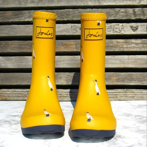 Joules JNR Roll Up Wellington Rainboots