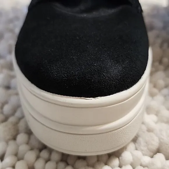 J/SLIDES TORRIE BLACK PLATFORM WATER-RESISTANT WOMEN'S SIZE 8.5 NWOB