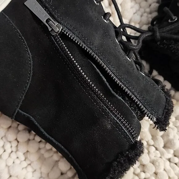 J/SLIDES TORRIE BLACK PLATFORM WATER-RESISTANT WOMEN'S SIZE 8.5 NWOB