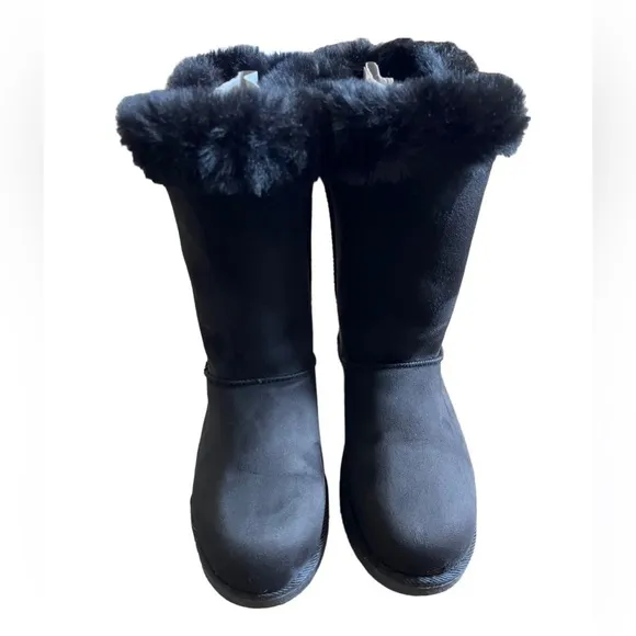 JUICY COUTURE Women's Koded Faux Fur Winter Boots Size 9. NWT