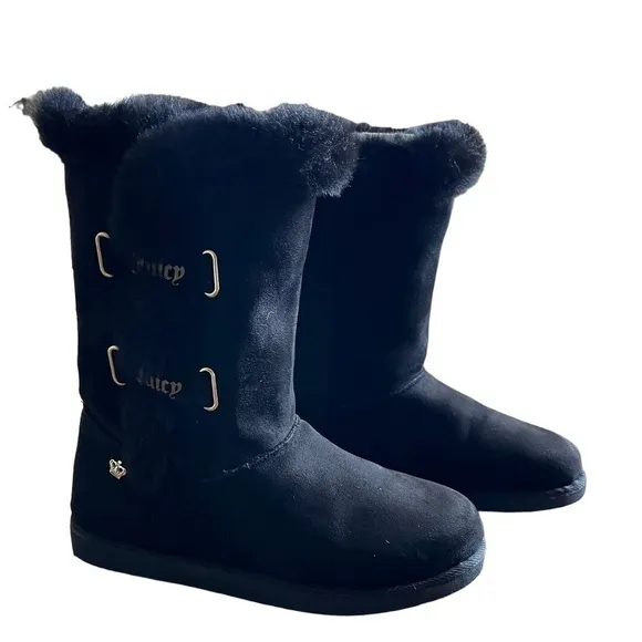 JUICY COUTURE Women's Koded Faux Fur Winter Boots Size 9. NWT