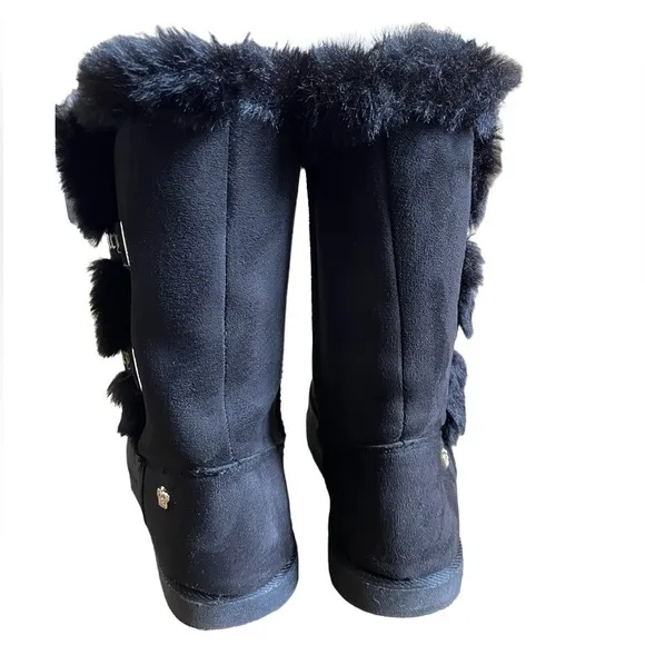 JUICY COUTURE Women's Koded Faux Fur Winter Boots Size 9. NWT