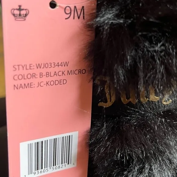 JUICY COUTURE Women's Koded Faux Fur Winter Boots Size 9. NWT