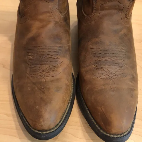 Justin Boots Brown Cowboy Western Boots