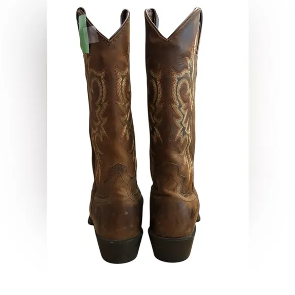 Justin Boots Brown Cowboy Western Boots