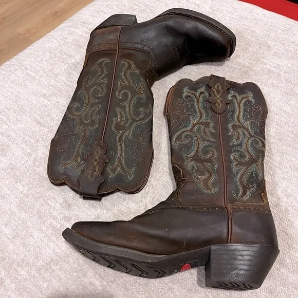 Justin Boots Women's 12&quot; Stampede BootMedium Brown