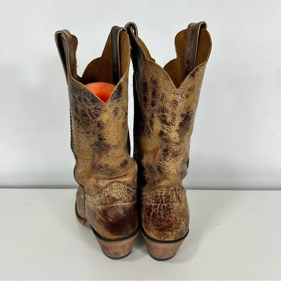 Justin Boots Women's Brown Square Toe Western Boots