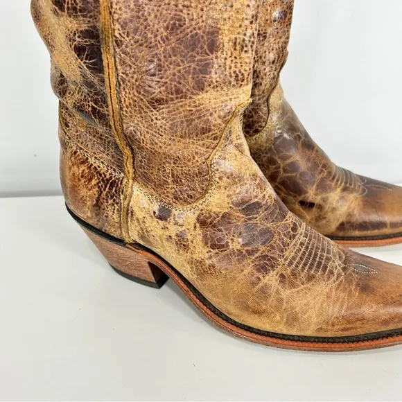 Justin Boots Women's Brown Square Toe Western Boots