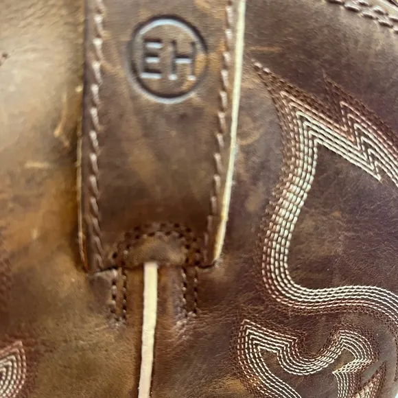 Justin Mens Work Boots Size 12EE Stampede Rush Soft Toe Western WK4330