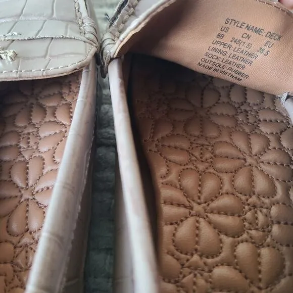 Kate Spade Deck Moccasins Slip On Shoes Women's Size 8