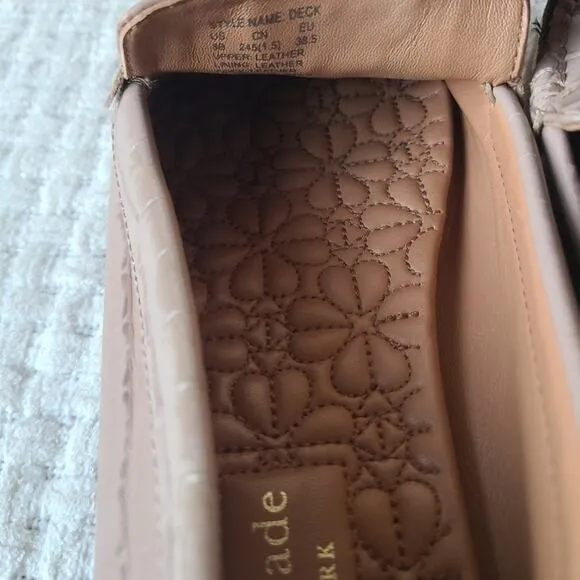 Kate Spade Deck Moccasins Slip On Shoes Women's Size 8
