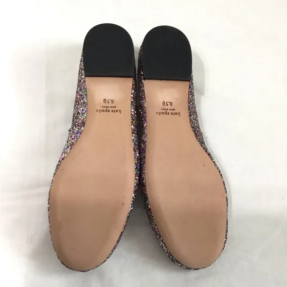 kate spade Glitter Honey Ballet Flat Shoes Size 8.5