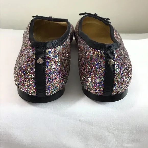 kate spade Glitter Honey Ballet Flat Shoes Size 8.5