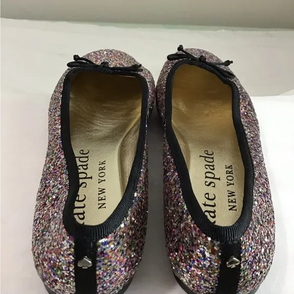kate spade Glitter Honey Ballet Flat Shoes Size 8.5