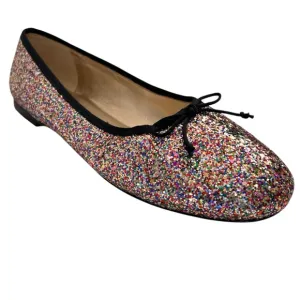kate spade Glitter Honey Ballet Flat Shoes Size 8.5