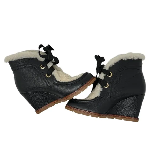Kate Spade NY Sandy Wedge Shearling Bootie