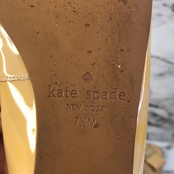 kate spade Women Flat Shoes Size  7.5 Mustard