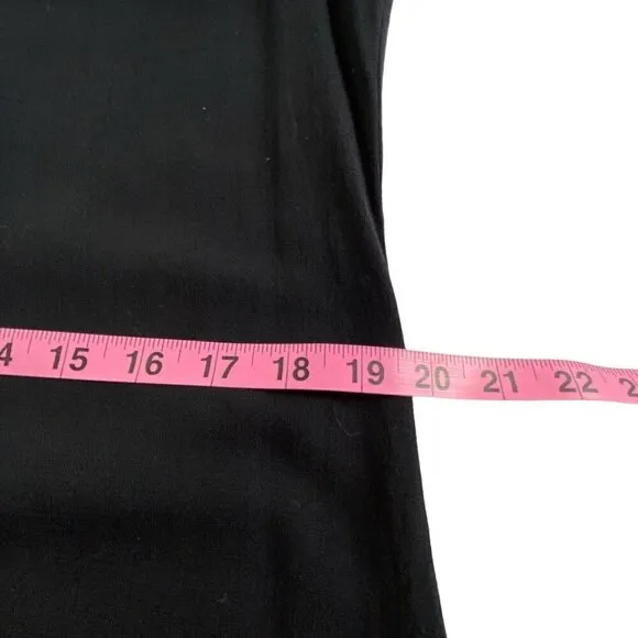 KD SPRING Sleeveless Maxi Dress Deep V Back Ties in Front Black L 79-38