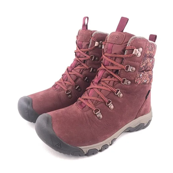 KEEN Greta Waterproof Leather Winter Boots 9.5