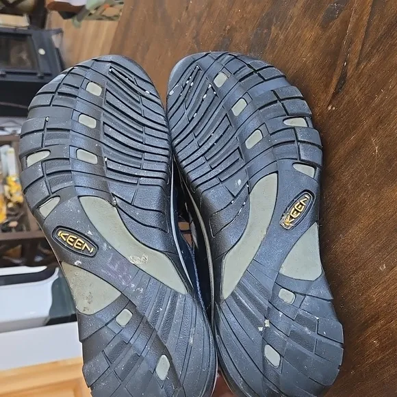 Keen Leather Navy Presidio Shoes Womens Size 12