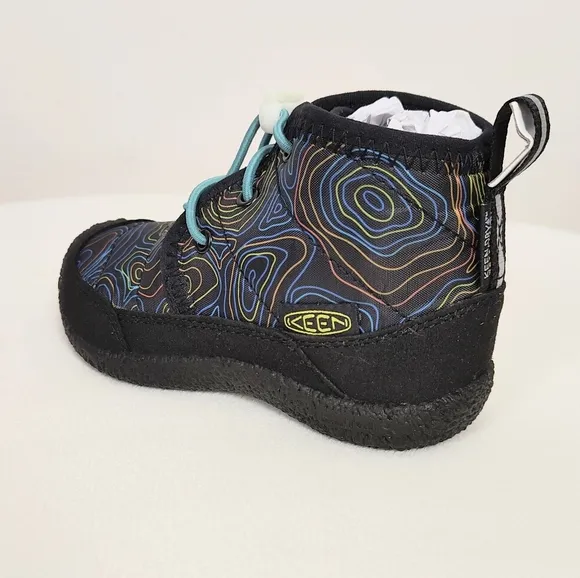 Keen Little Kid's Howser II Waterproof Chukka Boots 9 Winter Rain Boy Black Reef