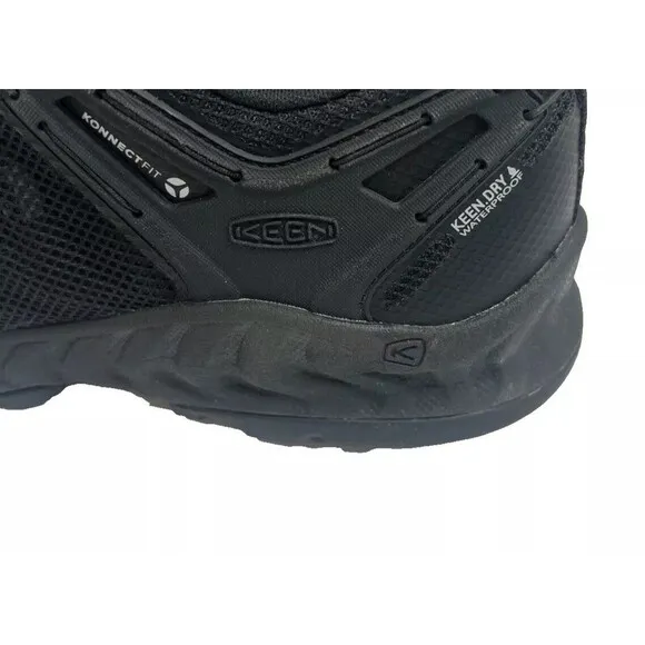 Keen Mens 14 Waterproof Shoes NXISEVOWP Black High Traction Hiking Sneakers