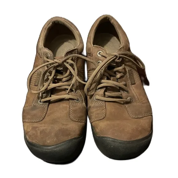 Keen Men’s Lace Up Suede Hiking Walking Outdoor Shoes Low Cut Brown Sz 11.5