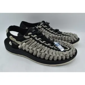 Keen Mens Size 11 Uneek Flat Cord Black Birch Sneakers Sandals Shoes