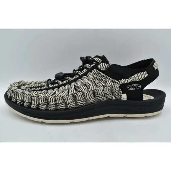 Keen Mens Size 11 Uneek Flat Cord Black Birch Sneakers Sandals Shoes