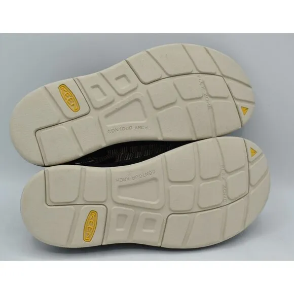 Keen Mens Size 11 Uneek Flat Cord Black Birch Sneakers Sandals Shoes