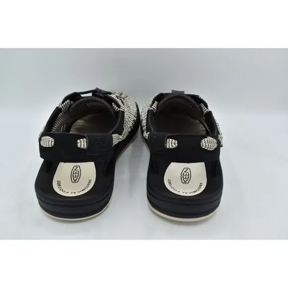 Keen Mens Size 11 Uneek Flat Cord Black Birch Sneakers Sandals Shoes