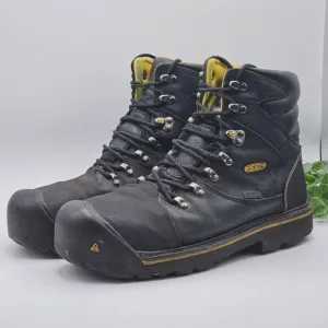 KEEN‎ Milwaukee Utility 6&quot; Steel Toe Work Boot Men's 10.5 D Waterproof 1009173