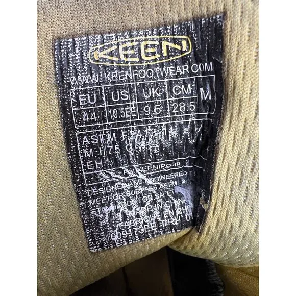 KEEN Milwaukee Utility Steel Toe Work Boot Waterproof Men’s 10.5EE