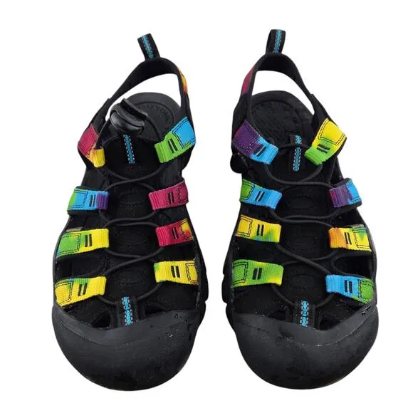 Keen Sandals Womens 8.5 Newport H2 Tie Dye Multicolor Retro Closed Toe Hiking