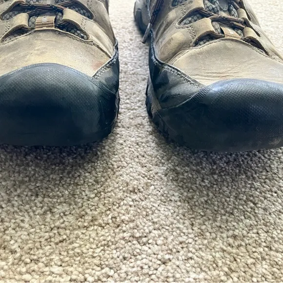Keen Tan Black Lace Up Ankle Work Boots US Size 11