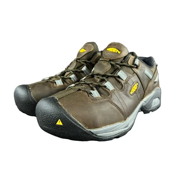 KEEN Utility Detroit XT ESD ST SR Cascade Brown Work Shoes Men's Size 9 EE