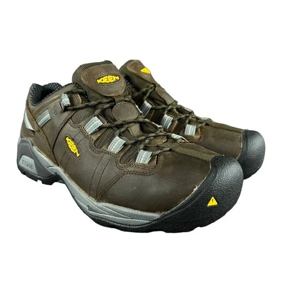 KEEN Utility Detroit XT ESD ST SR Cascade Brown Work Shoes Men's Size 9 EE