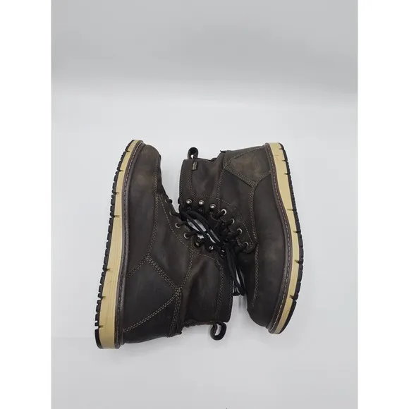 Keen Utility San Jose Men's 6&quot; Soft Toed Work Boots 9 D Brown Leather